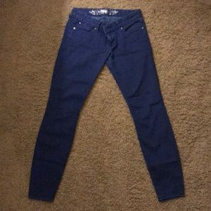 Express Blue Jean Leggings Size 6